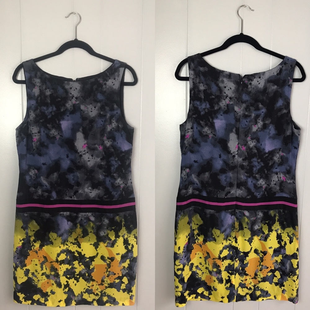 Suzi Chin | Silk Sleeveless Colorful Mini Dress
